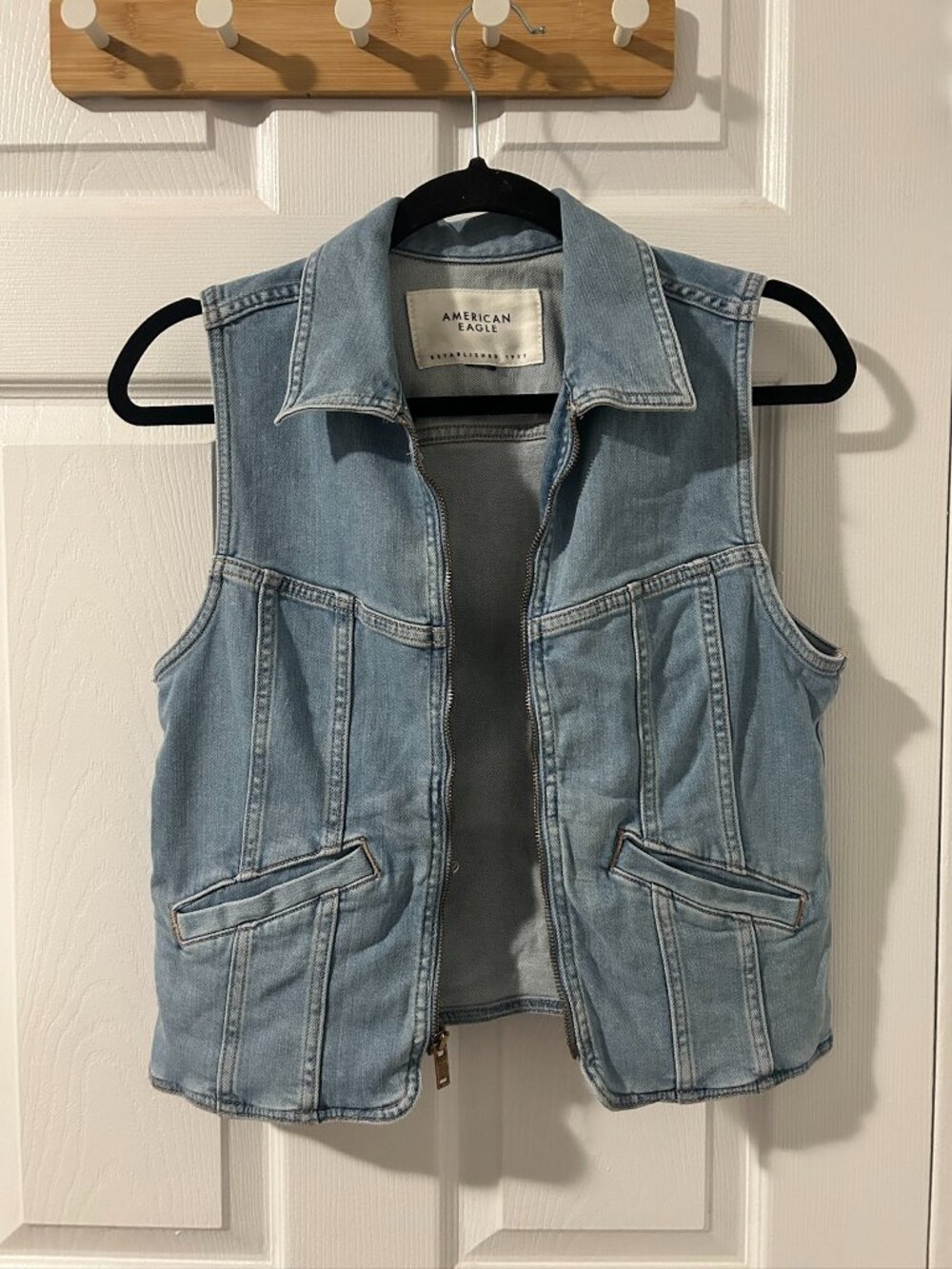 American Eagle Denim Vest - Size Small